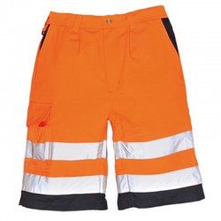 Portwest Hi-Vis Poly-cotton Shorts Portwest Hi-Vis Poly-cotton Shorts