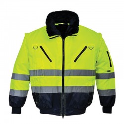 Portwest Hi-Vis 3-in-1 Pilot Jacket Portwest Hi-Vis 3-in-1 Pilot Jacket