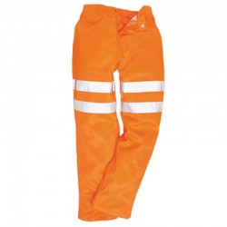 Portwest Hi-Vis Poly-cotton Trousers GO/RT Portwest Hi-Vis Poly-cotton Trousers GO/RT