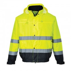Portwest Hi-Vis Two Tone Bomber Jacket Portwest Hi-Vis Two Tone Bomber Jacket