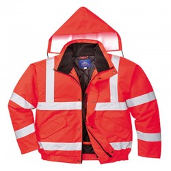 Portwest Hi-Vis Bomber Jacket Portwest Hi-Vis Bomber Jacket
