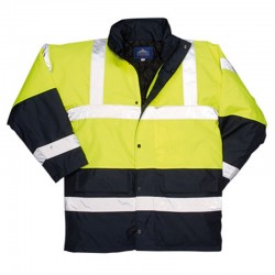 Portwest Hi-Vis Contrast Traffic Jacket Portwest Hi-Vis Contrast Traffic Jacket