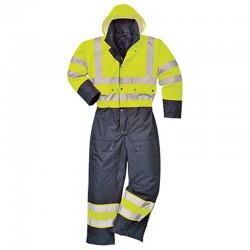 Portwest Hi-Vis Contrast Coverall - Lined Portwest Hi-Vis Contrast Coverall - Lined
