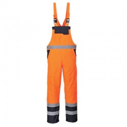 Portwest Contrast Bib & Brace - Unlined Portwest Contrast Bib & Brace - Unlined