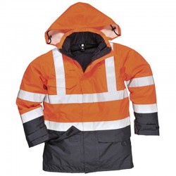 Portwest Bizflame Rain Hi-Vis Multi-Protection Jacket Portwest Bizflame Rain Hi-Vis Multi-Protection Jacket