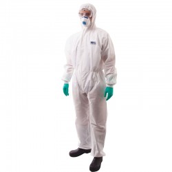 Portwest BizTex SMS Coverall With Knitted Cuff Type 5/6 Portwest BizTex SMS Coverall With Knitted Cuff Type 5/6