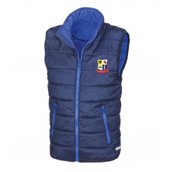 Result Core Kids Padded Bodywarmer with WDRFC Logo Result Core Kids Padded Bodywarmer with WDRFC Logo