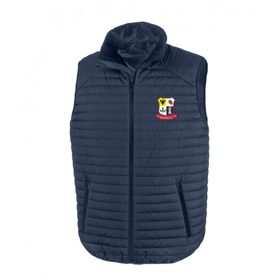 Result Genuine Recycled Thermoquilt Gilet with WDRFC Logo