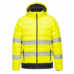 Hi Vis Ultrasonic Heated Tunnel Jacket Hi Vis Ultrasonic Heated Tunnel Jacket