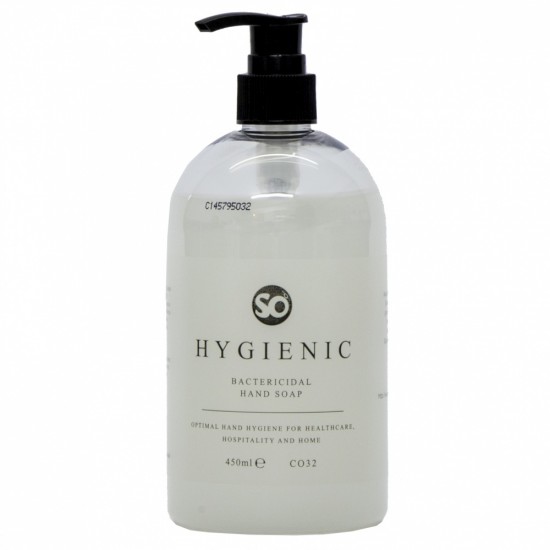 So Hygienic Bactericidal Hand Soap (450ml bottle) So Hygienic Bactericidal Hand Soap (450ml bottle)