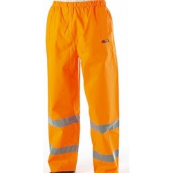 Hi-Vis Waterproof Trousers in Orange Hi-Vis Waterproof Trousers in Orange