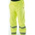 Hi-Vis Waterproof Trousers in Yellow
