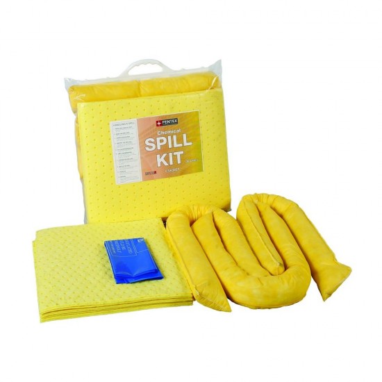 1 x 30 Litre Chemical Spill Kit In Clip Top Bag