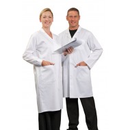 Mens Coat White P/C Mens Coat White P/C