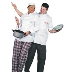 Chef Jacket L/S 50/50  Stud Bt Chef Jacket L/S 50/50  Stud Bt