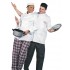 Chef Jacket S/S 50/50 Stud Bt
