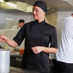 Chef Jacket Black S/S Chef Jacket Black S/S