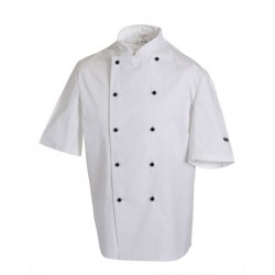 Chef Jacket S/S + Black Stud B Chef Jacket S/S + Black Stud B
