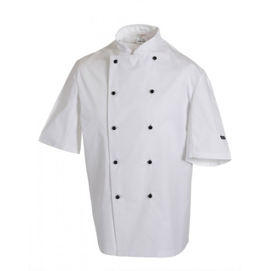 Chef Jacket S/S + Black Stud B Chef Jacket S/S + Black Stud B