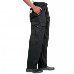 Le Chef Black Combat  Pants Le Chef Black Combat  Pants