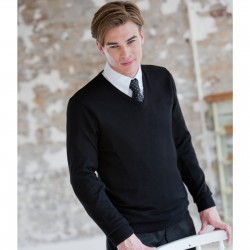 Henbury 12 Gauge V-Neck Jumper Henbury 12 Gauge V-Neck Jumper