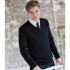 Henbury 12 Gauge V-Neck Jumper