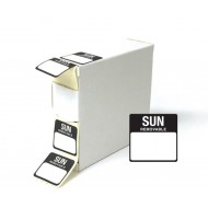 Sunday 25x25mm Food Labels - 1000 pack Sunday 25x25mm Food Labels - 1000 pack