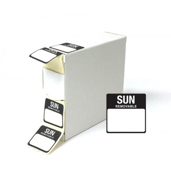 Sunday 25x25mm Food Labels - 1000 pack