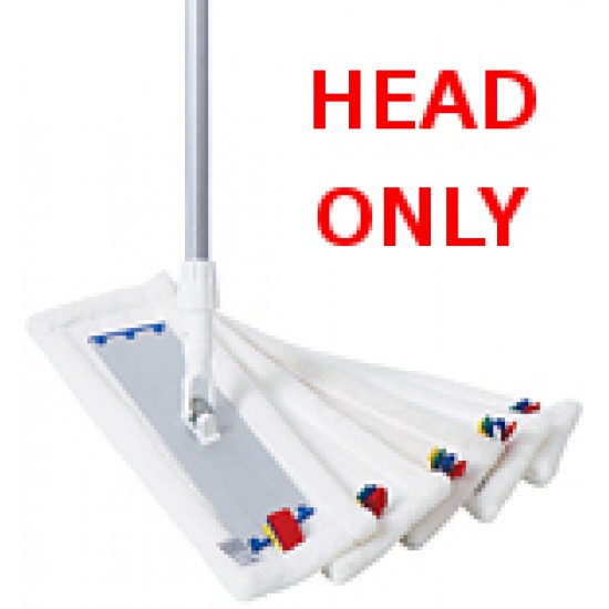 30cm Microfibre Flat Mop Head only (with pockets)