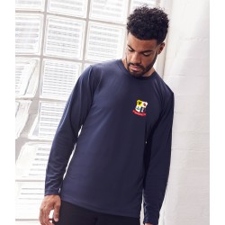 AWDis Cool Long Sleeve Wicking T-Shirt with WDRFC logo AWDis Cool Long Sleeve Wicking T-Shirt with WDRFC logo