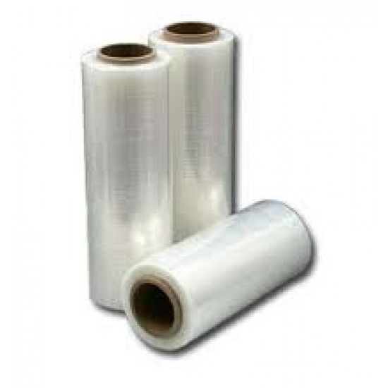 20mu 6 x rolls clear palette stretch shrink wrap 400mm x 300m 
