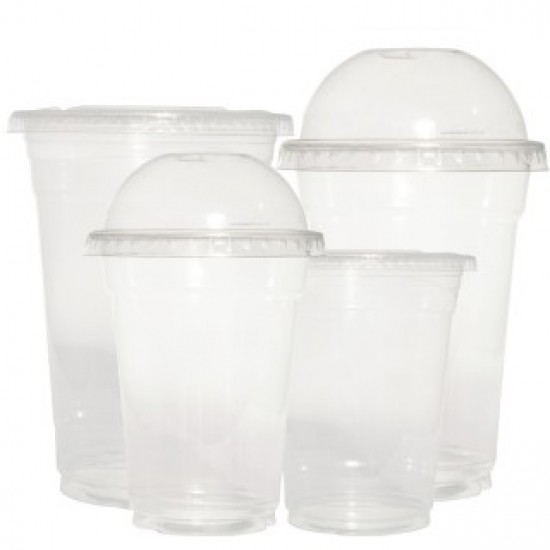 12oz & 16oz Domed Lid for Smoothie/Drinks Cup (1000)