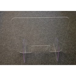 Free standing sneeze screen 590mm x 590mm