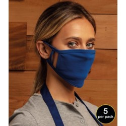 Premier Washable 2-Ply Face Coverings (Pack of 5 Masks)