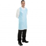 Blue Disposable Aprons [100 pack]