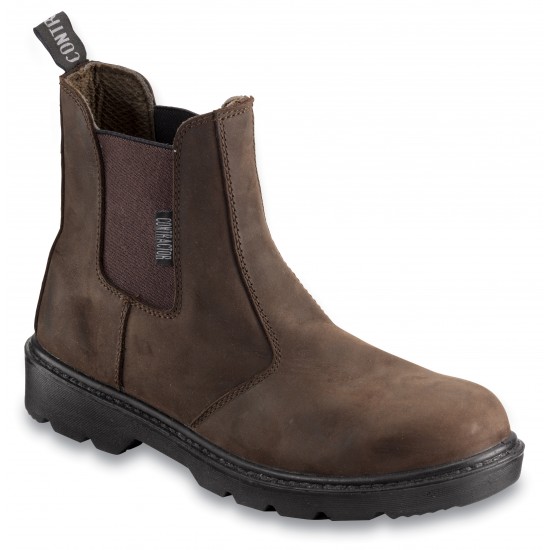 Contractor Brown Dealer Safety Boots