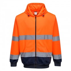 Two-Tone Zip Front Hoodie Two-Tone Zip Front Hoodie