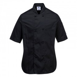 Rachel Ladies Short Sleeve Chefs Jacket Rachel Ladies Short Sleeve Chefs Jacket