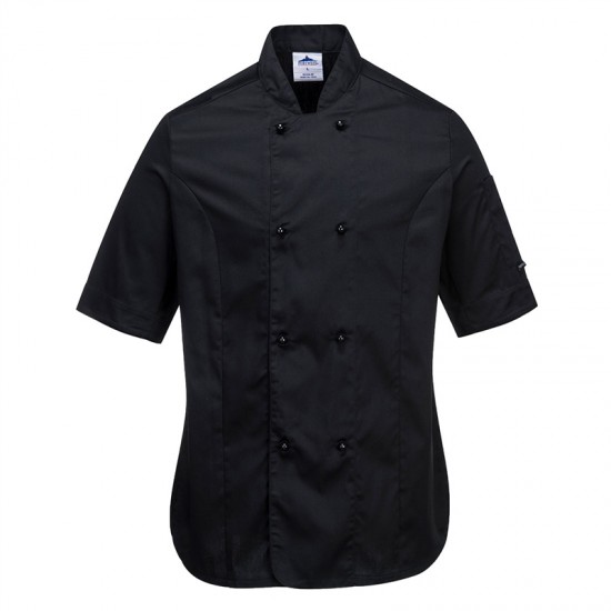 Rachel Ladies Short Sleeve Chefs Jacket Rachel Ladies Short Sleeve Chefs Jacket