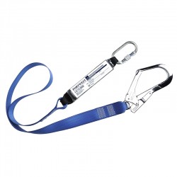 Single Webbing Lanyard With Shock Absorber Single Webbing Lanyard With Shock Absorber