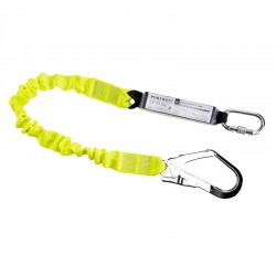 Single Elasticated Lanyard With Shock Absorber Single Elasticated Lanyard With Shock Absorber