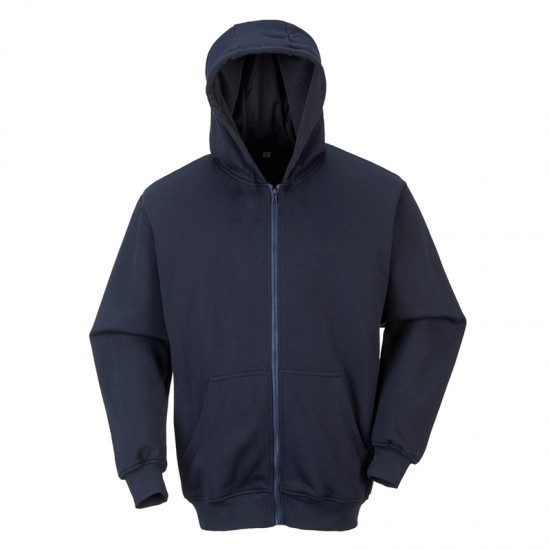 FR Zip Front Hooded Sweatshirt