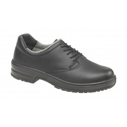 Ladies Safety Shoes Black Lace, Microsoft Upper Ladies Safety Shoes Black Lace, Microsoft Upper