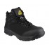 Safety Boots Black Waterproof Hiker Style. Loop Lacing