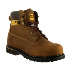 Caterpillar Holton S3 Safety Boots in Brown Caterpillar Holton S3 Safety Boots in Brown