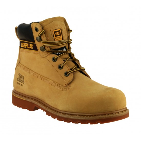 Caterpillar Holton Safety Boots in Honey Caterpillar Holton Safety Boots in Honey