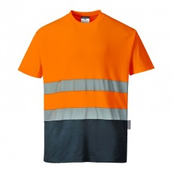 Two Tone Cotton Comfort T-Shirt Two Tone Cotton Comfort T-Shirt