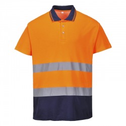 Two Tone Cotton Comfort Polo Two Tone Cotton Comfort Polo