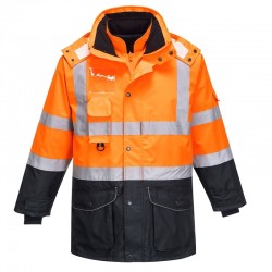 Hi-Vis 7-in-1 Contrast Traffic Jacket Hi-Vis 7-in-1 Contrast Traffic Jacket