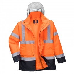 Hi-Vis 4-in-1 Contrast Traffic Jacket Hi-Vis 4-in-1 Contrast Traffic Jacket